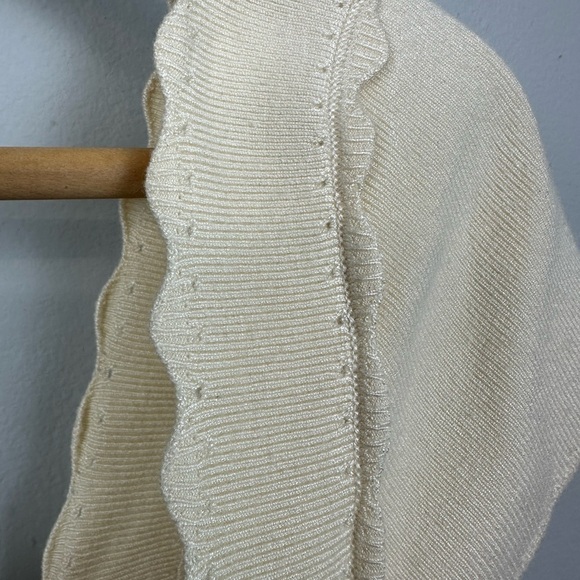 Anthropologie By Anthropologie Cropped Sweater Tee Sz M - Picture 7 of 11